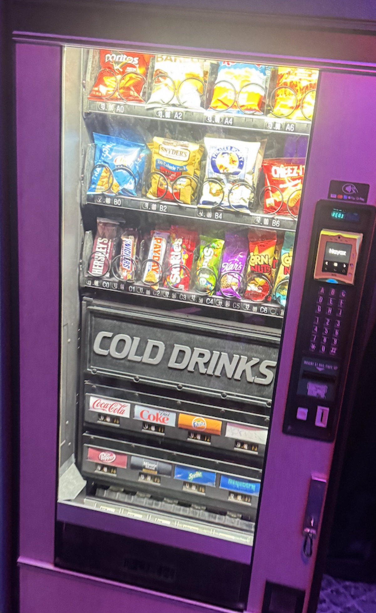 Vending machine consultation